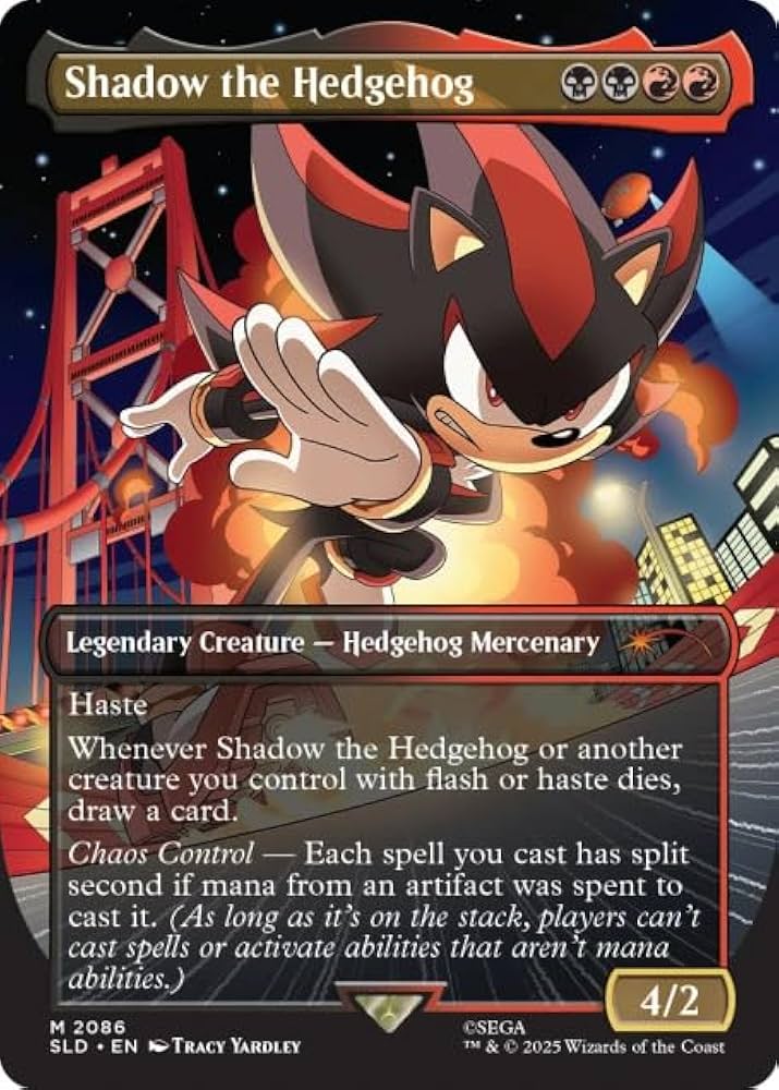 MTG/SecretLair/SONIC/Friends&Foes/未開封/４個 MTG Secret Lair x Sonic Friends & Foes Foil Edition New